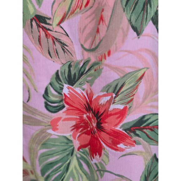 J. Jill Tropical Floral Print Lightweight Breezy Long Sleeve Tunic Top Dress, XL - Picture 8 of 11